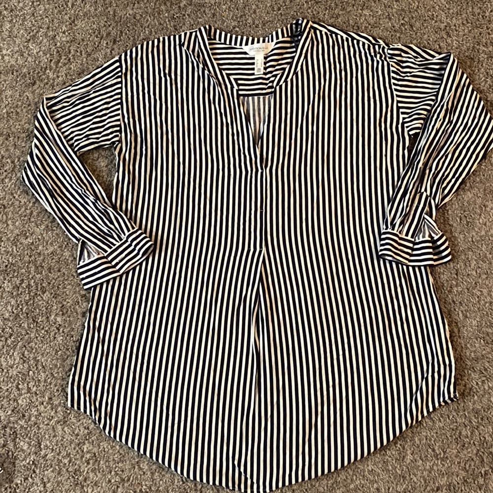 Pinstripe Blouse